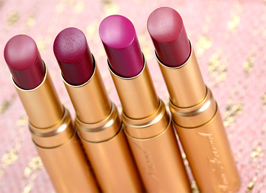Too Faced Bumbleberry, Loganberry, So Berry Sexy and Teddy Berry La Creme Shades for Spring 2013