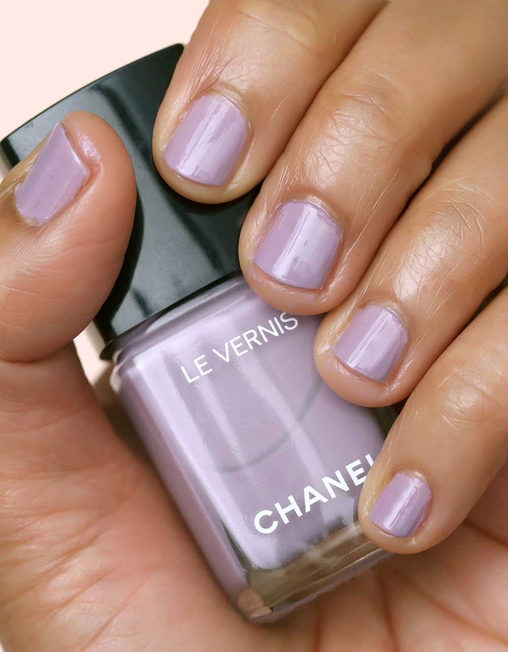 chanel purple ray swatch day 1