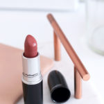 mac smoked almond lipstick swatch